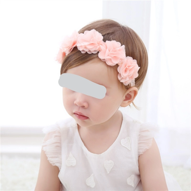 Baby Girls Floral Headband Birthday Headdress Fashion Hair Accessories for Newborn Infants Toddlers Esg14251