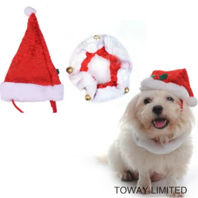 Navidad Holloween Productos para perros Bufanda para el cabello navideña Accesorios para mascotas