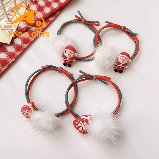 Glitter Christmas Mini Unicorn Mouse Ears Diadema Niñas 5 ′′ Bow Lentejuela Hairband Fiesta navideña Cosplay Adultos/Niños Macrame Regalo Accesorios para el cabello
