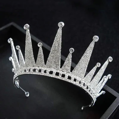 Tiara nupcial, corona de diamantes de cumpleaños, corona de princesa dulce de lujo, accesorios para el cabello, vestido de novia, accesorio de boda